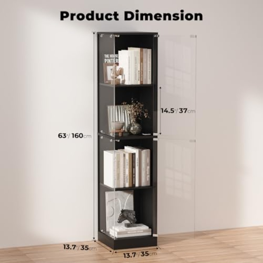 Угловой витринный шкаф со стек – обзор и цена Glass Cabinet Display