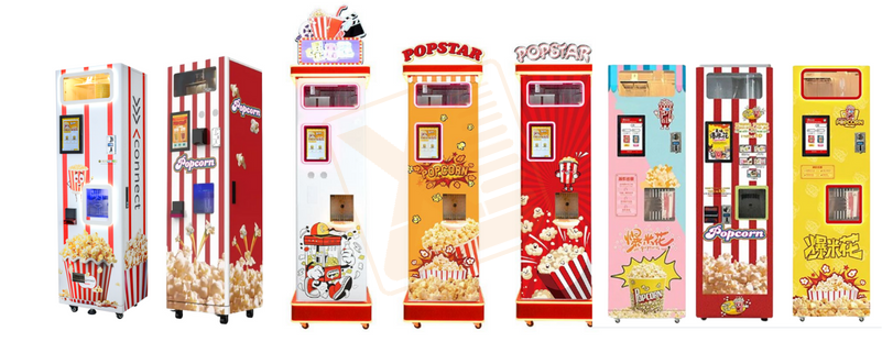 Автомат для продажи попкорна с – обзор и цена Popcorn Vending Machine