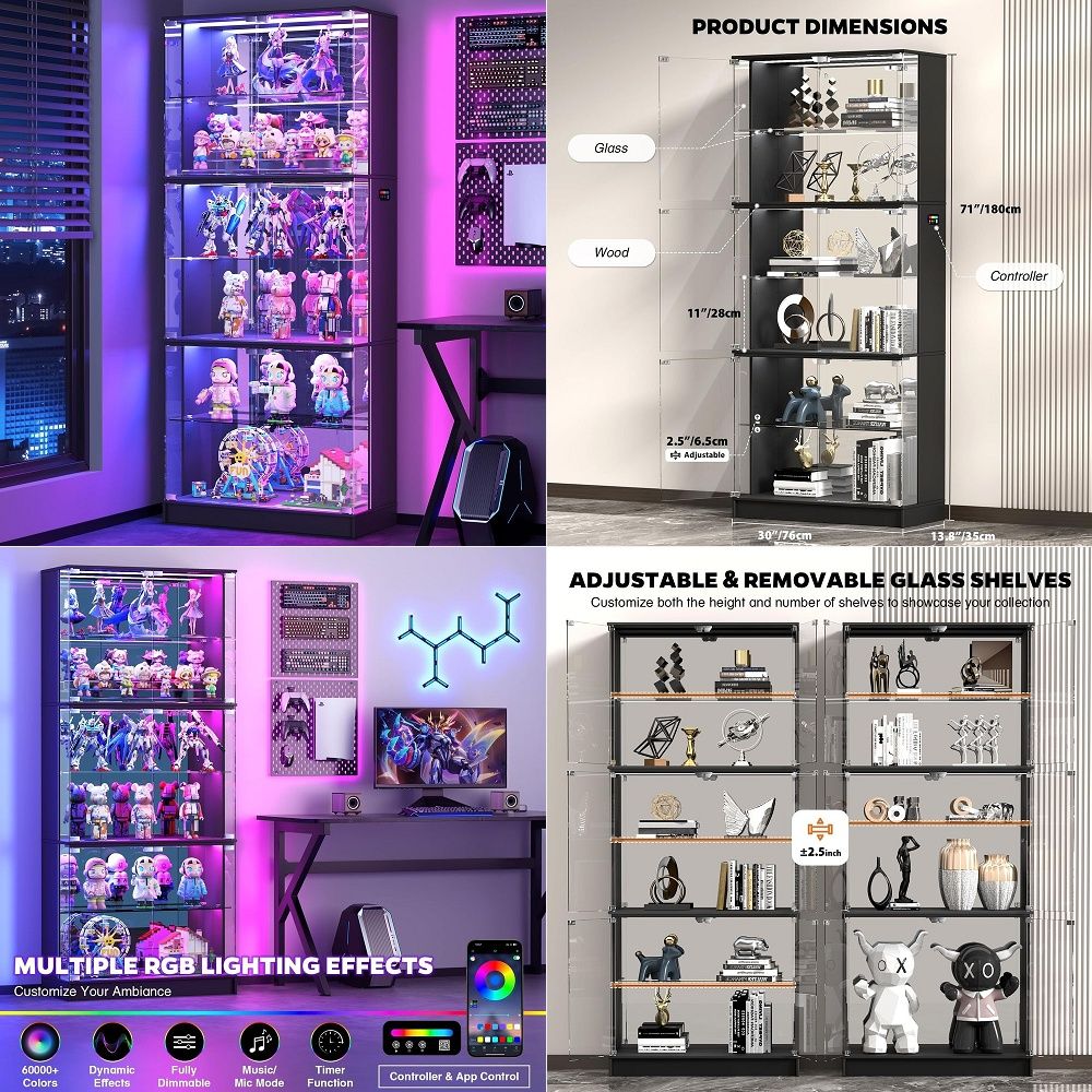 Витрина со стеклянными дверцам – обзор и цена Glass Cabinet Display
