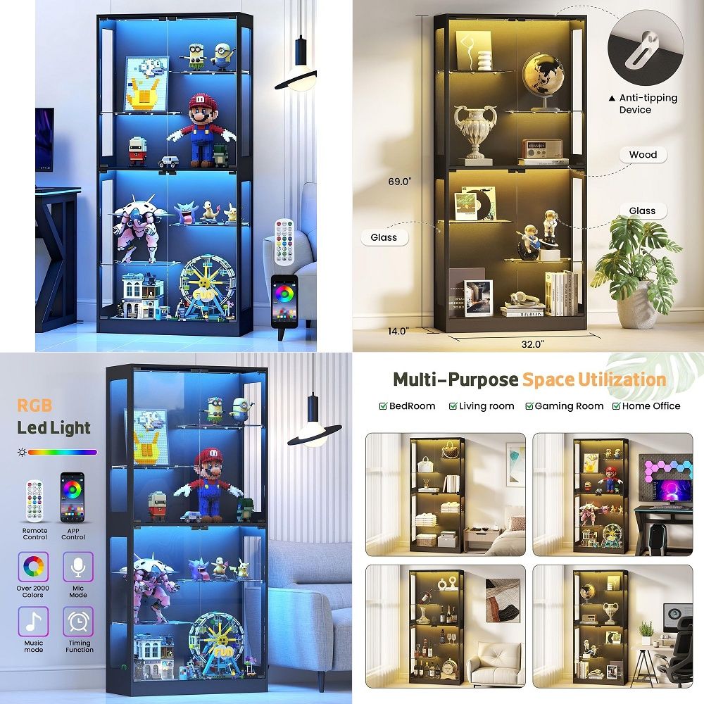Витрина со стеклянными дверцам – обзор и цена Glass Cabinet Display