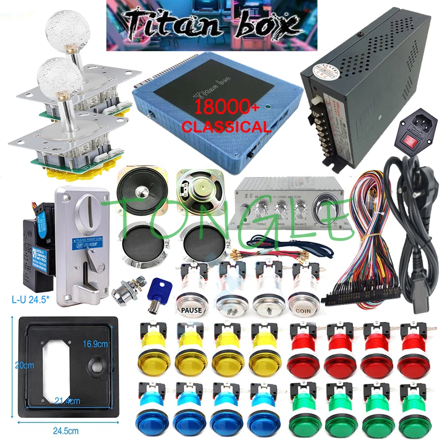 2 игрока Titan Box 18000+ в 1, – обзор и цена Coin Acceptor Selector