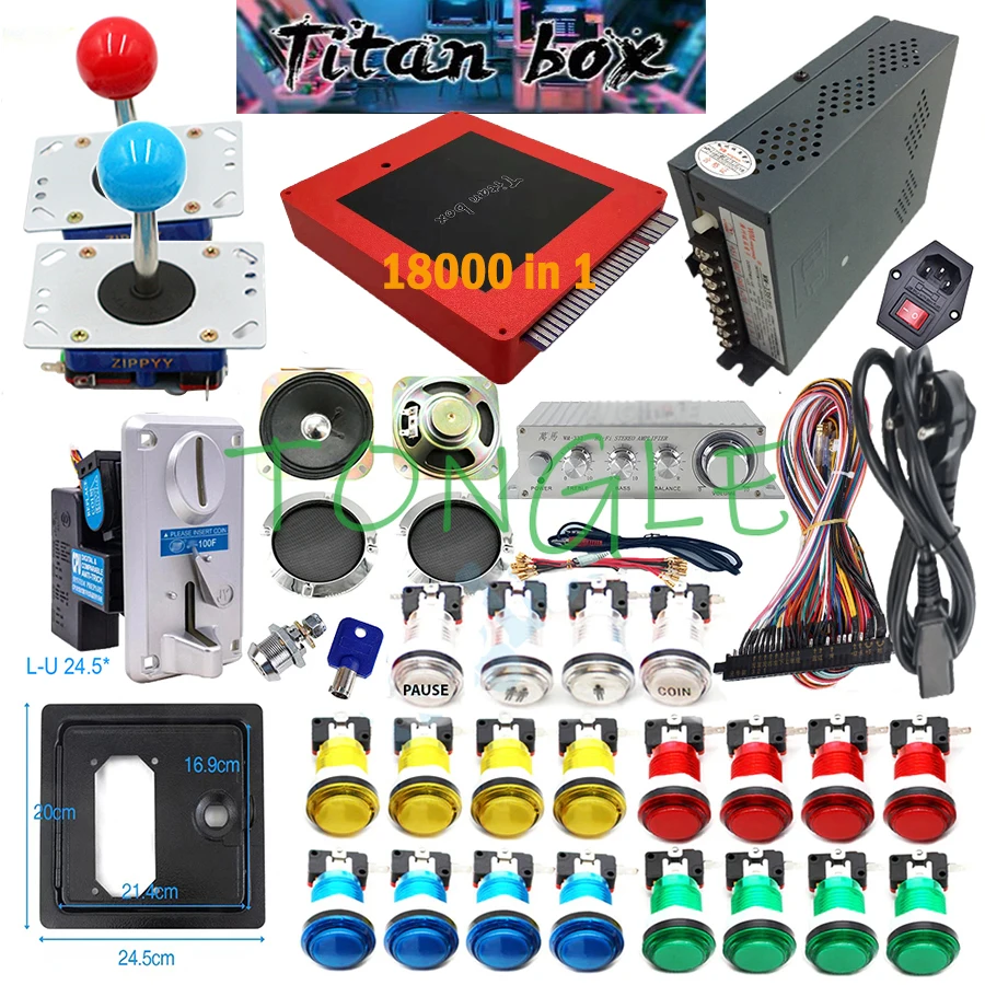 2 игрока Titan Box 18000+ в 1, – обзор и цена Coin Acceptor Selector